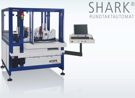 Laser machining centre SHARK with multi-position dial workstation